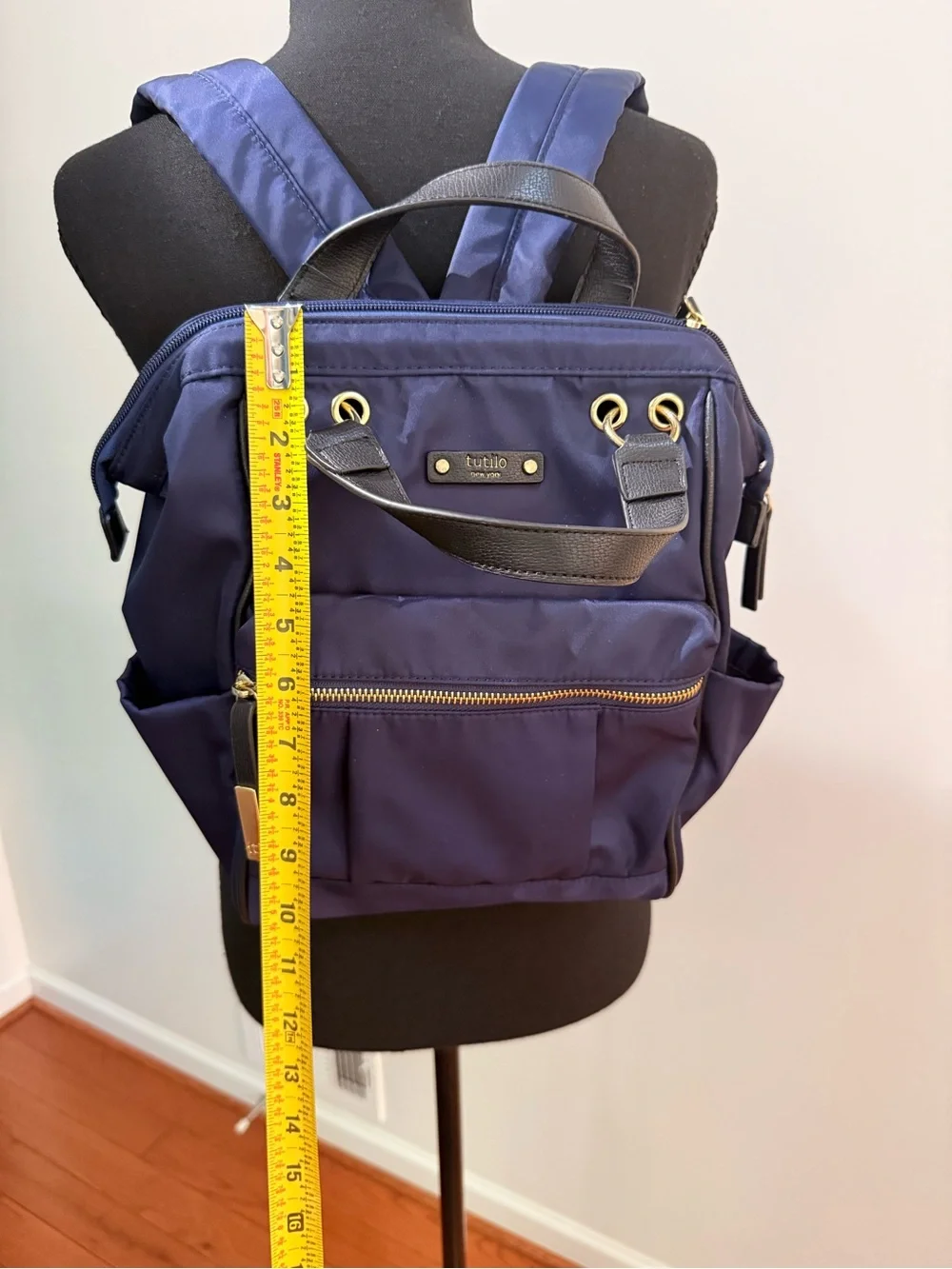 Tutilo New York Nylon Navy Tech Back Pack